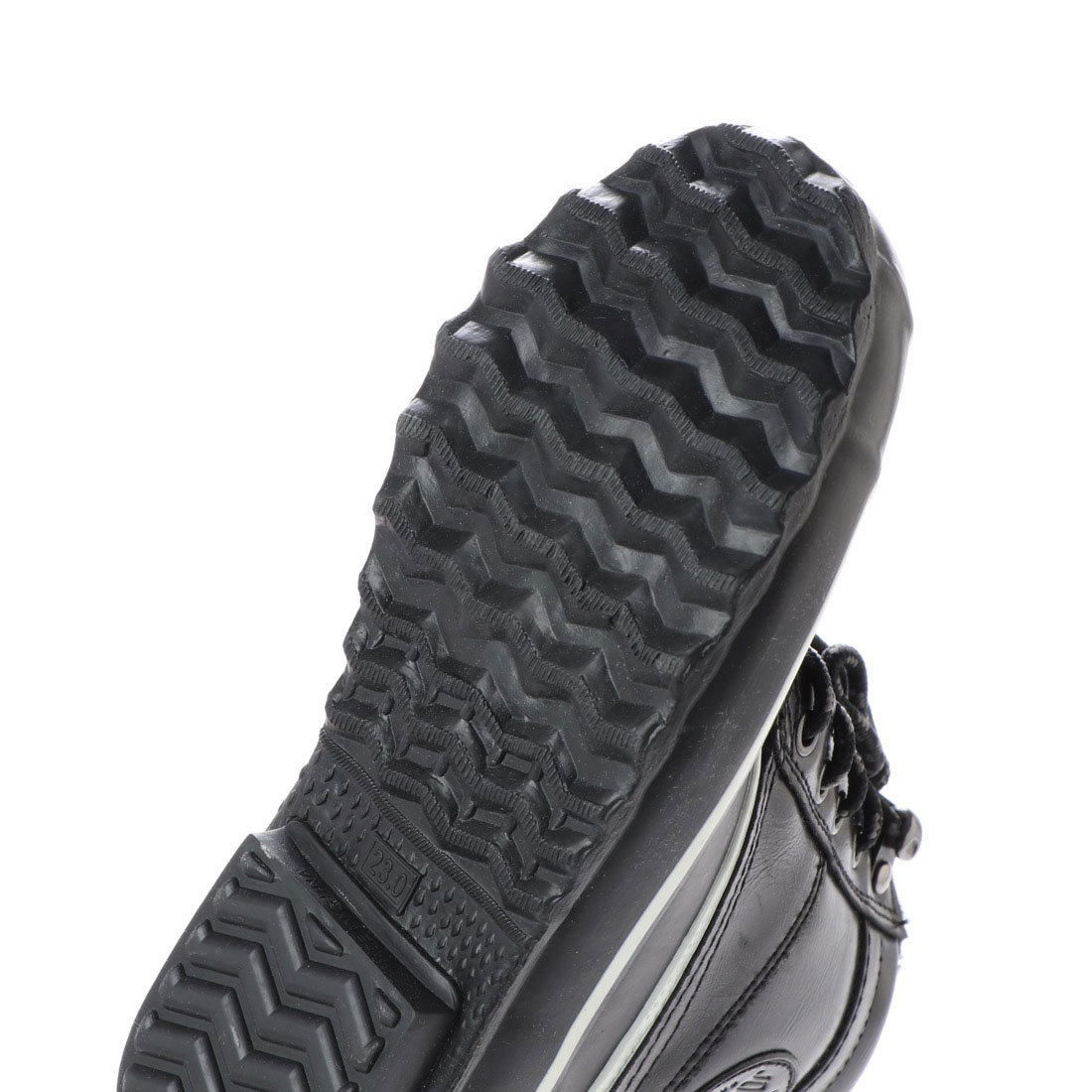 防水防寒ブーツ　ウィンターブーツ　新品『jw217-BLK-230』2本線　23.0cm～23.5cm相当　在庫一掃セール_画像4