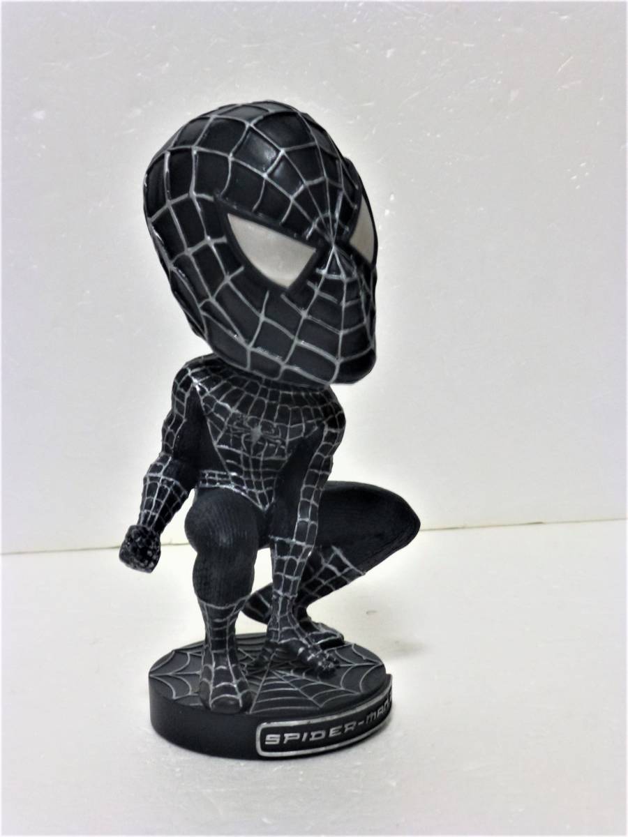 ブラック スパイダーマン / NECA ヘッドノッカー スパイダーマン2 【リペイント】/ マーベル フィギュア 置物 スタチュー　サム・ライミ_画像7