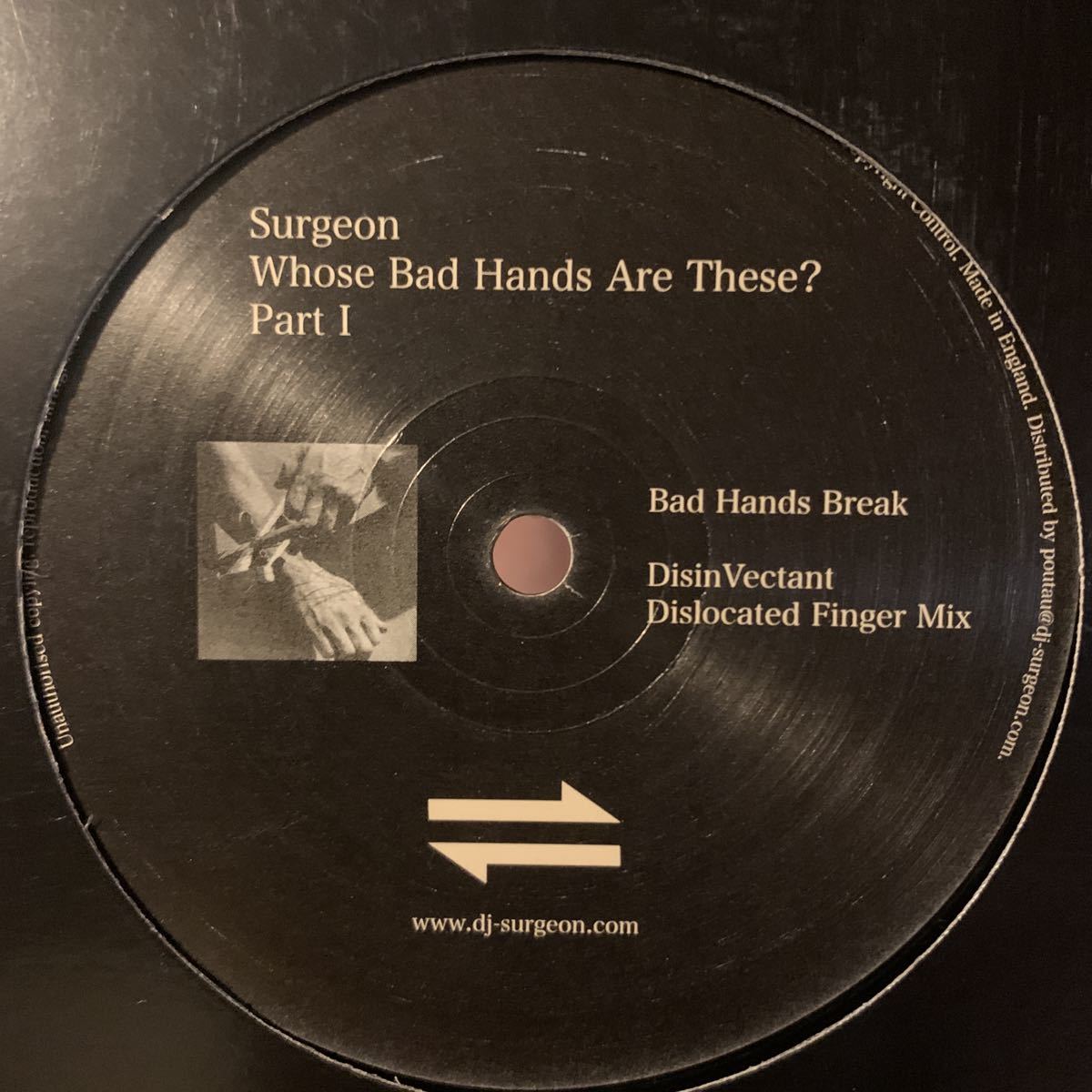 [ Surgeon - Whose Bad Hands Are These? Part I - Dynamic Tension Records DTR008 ] DisinVectant , Autechre_画像1