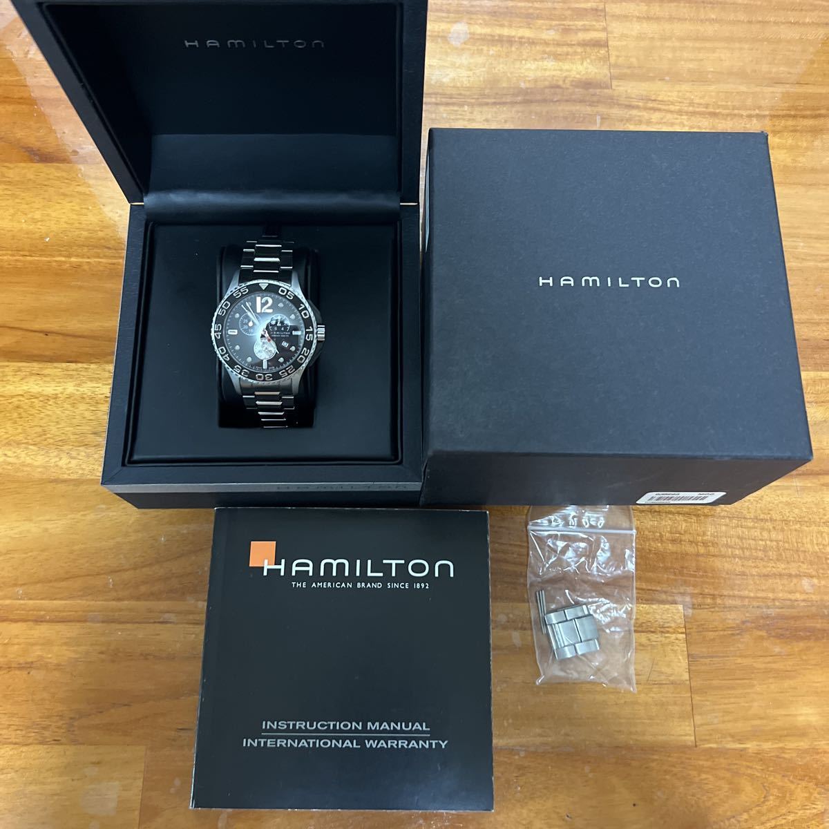 本物品質の HAMILTON 防水 腕時計 送料無料 クオーツ USED ハミルトン