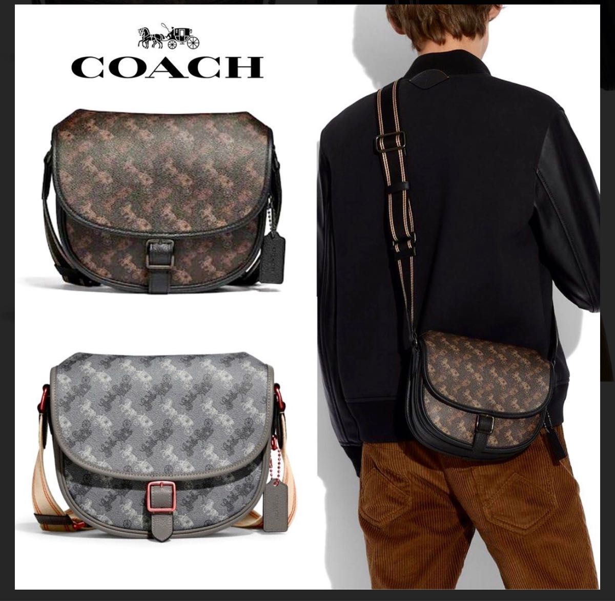 COACH コーチ ショルダーバッグ ホース＆キャリッジ クロスボディ