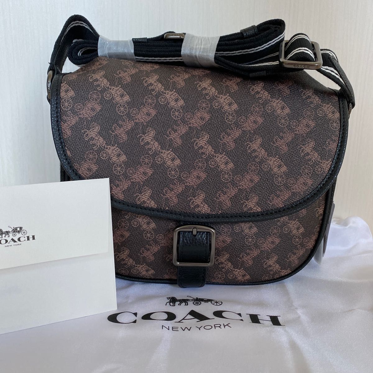 COACH コーチ ショルダーバッグ ホース＆キャリッジ クロスボディ