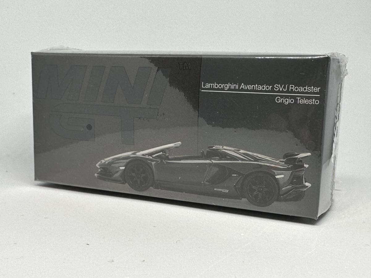 MINI GT ミニGT 1/64 MGT00425 ランボルギーニ アヴェンタドール SVJ ロードスター Grigio Telesto _画像1