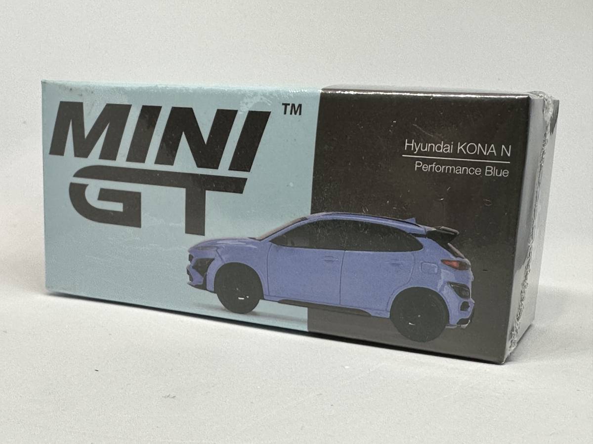 MINI GT ミニGT 1/64 MGT00450 ヒュンダイ コナ N パフォーマンスブルー_画像1