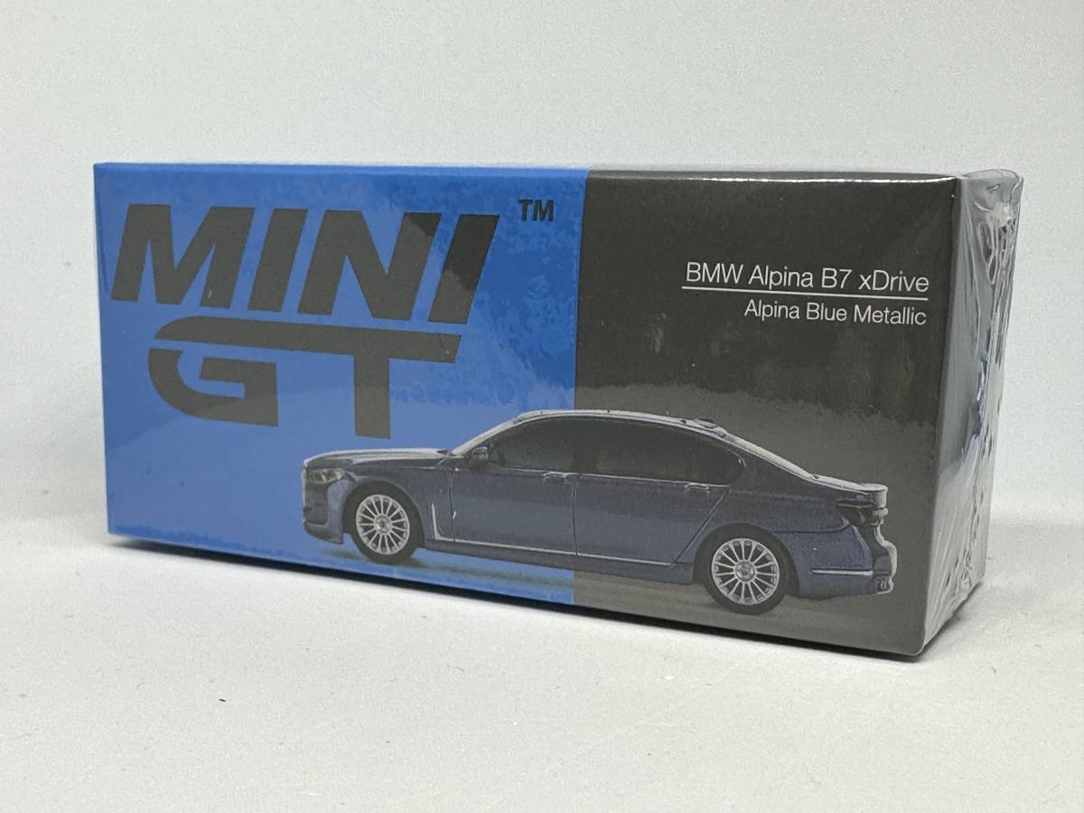 MINI GT ミニGT 1/64 MGT00471 BMW アルピナ B7 xDrive アルピナブルーメタリック_画像1