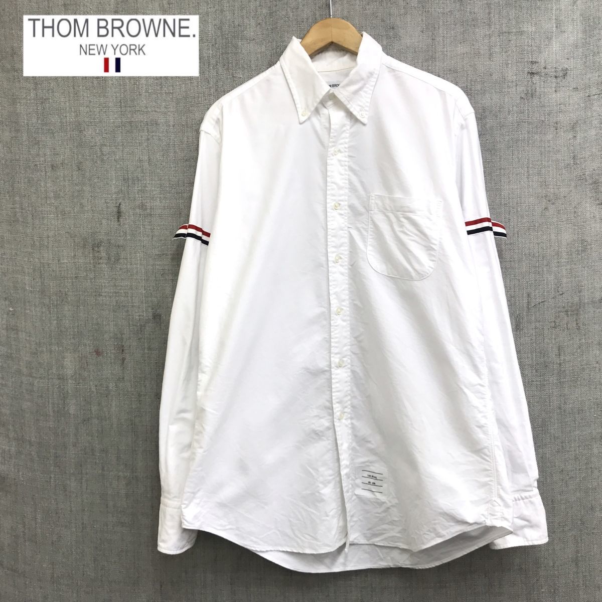 H1286-D◇ THOM BROWNE トムブラウン オックスフォードシャツ BD