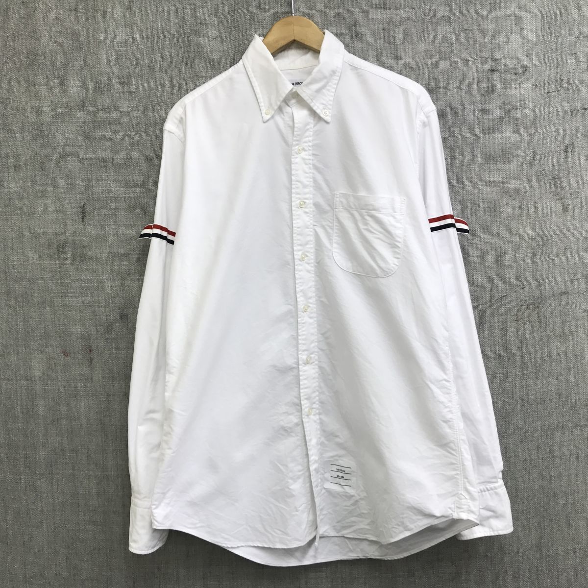 H1286-D◇ THOM BROWNE トムブラウン オックスフォードシャツ BD