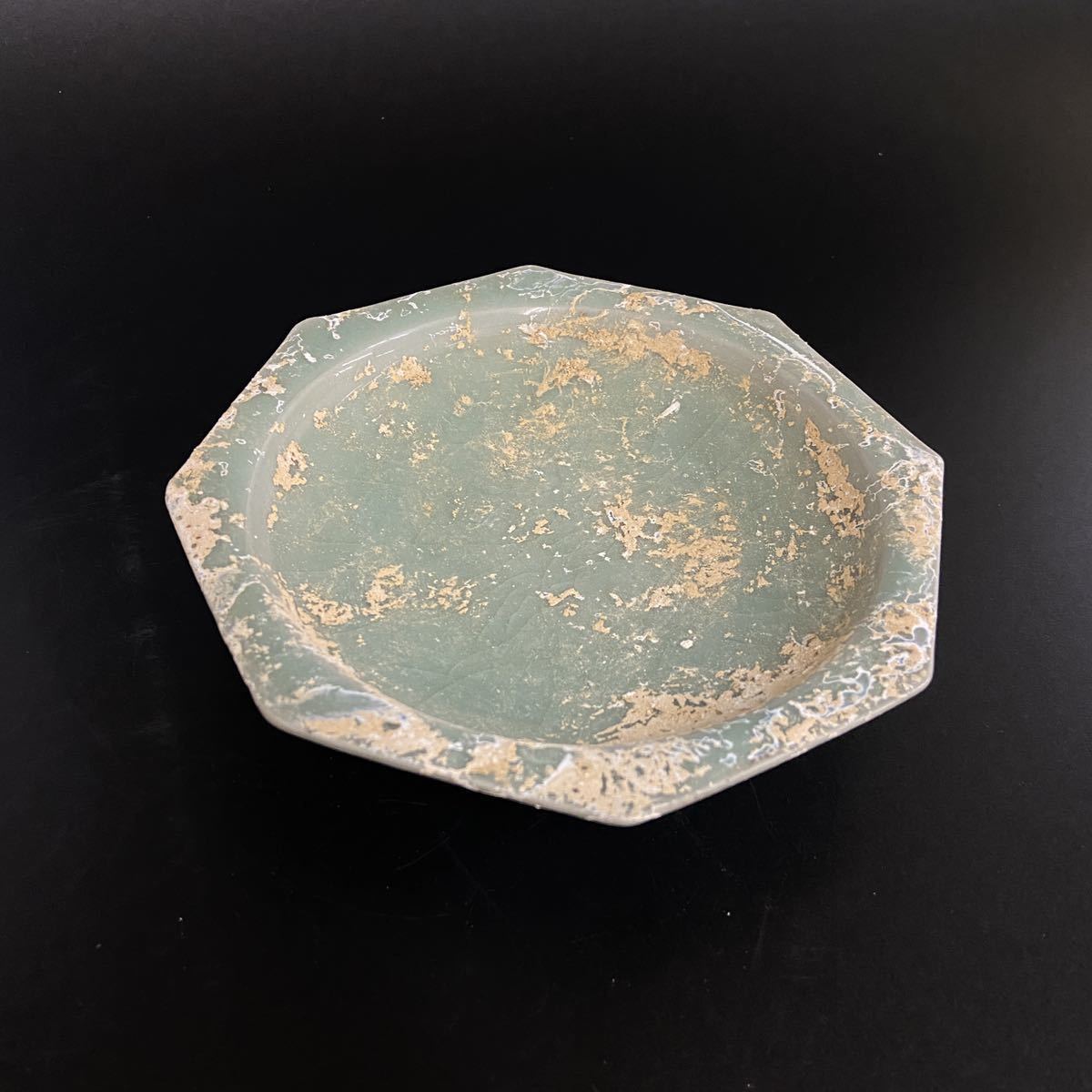 中国 宋代 龍泉窯 青磁 皿 筆洗 時代物