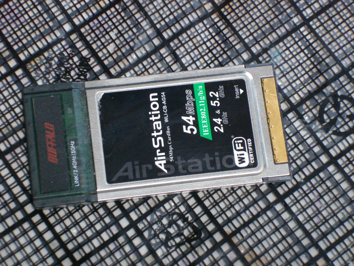 BUFFALO CardBus 54Mbps 無線子機 WLI-CD-AG54 送料無料