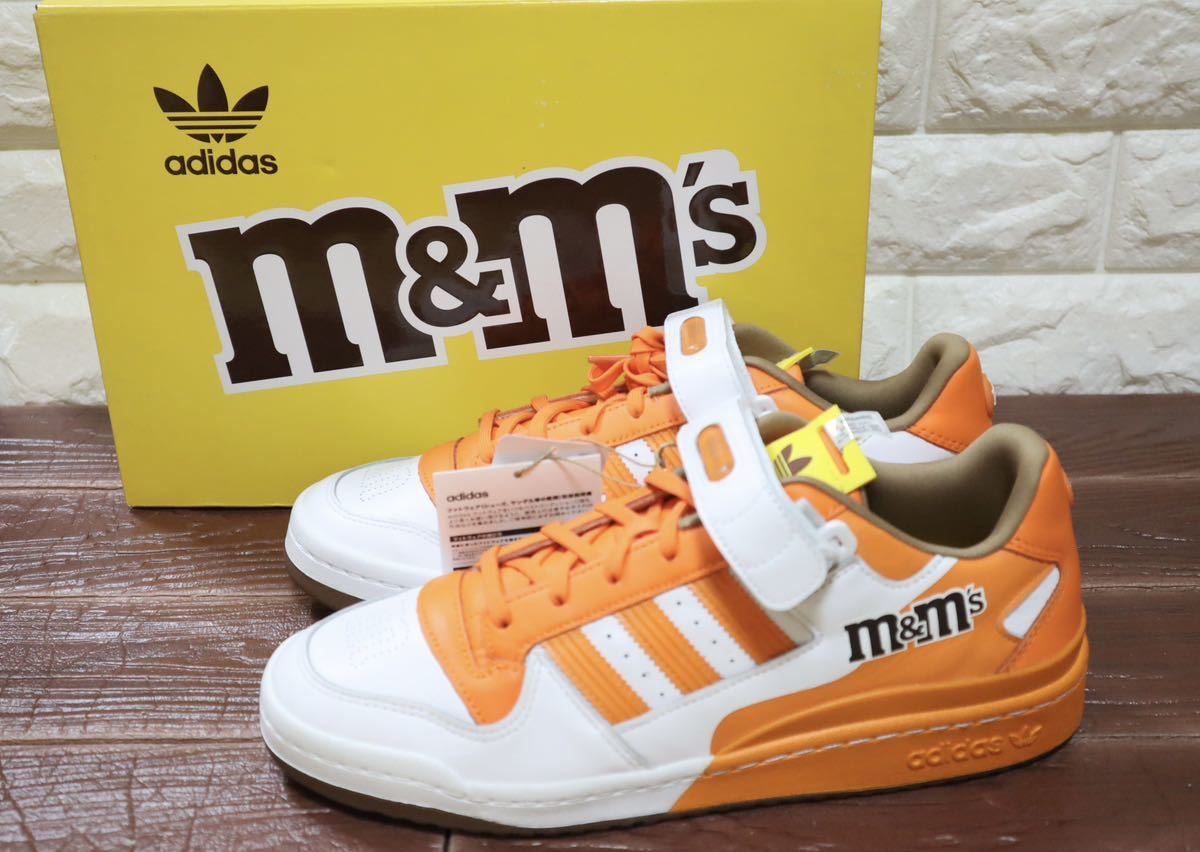 新品 定価20900円　28㎝ adidas アディダス　FORUM LOW 84 - M&Ms CREW-v1 フォーラム　ロー　オレンジ