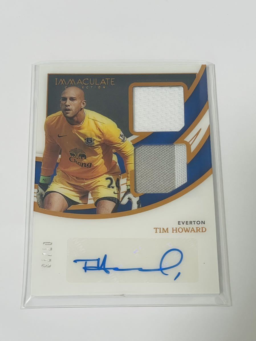 73枚限定 TIM HOWARD 07/73 EVERTON 2023 IMMACULATE 直筆サイン ティムハワード　エバートン_画像1