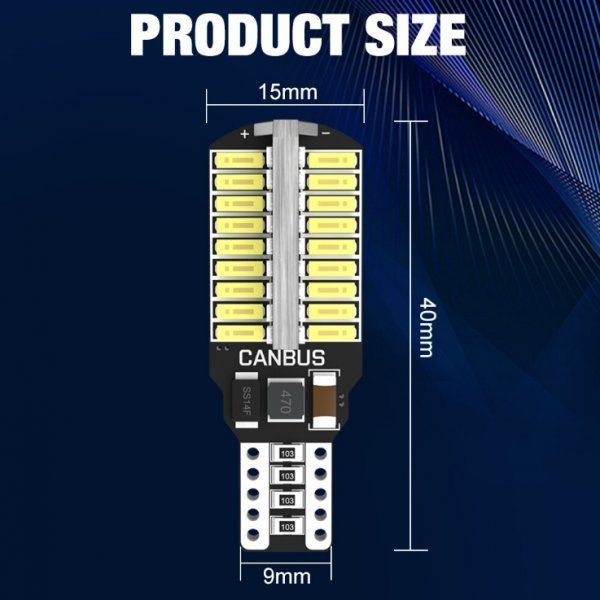 クラス最高峰 超爆光！72SMD 最強バックランプ キャンセラー内蔵 T16/10 LED /72 マークＸ セルシオ マジェスタ センチュリー RAV4_画像4