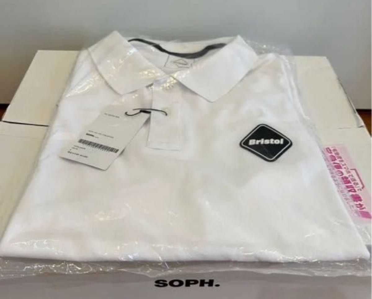 FCRB Bristol SS EMBLEM POLO WHITE L 新品未使用タグ付き｜PayPayフリマ