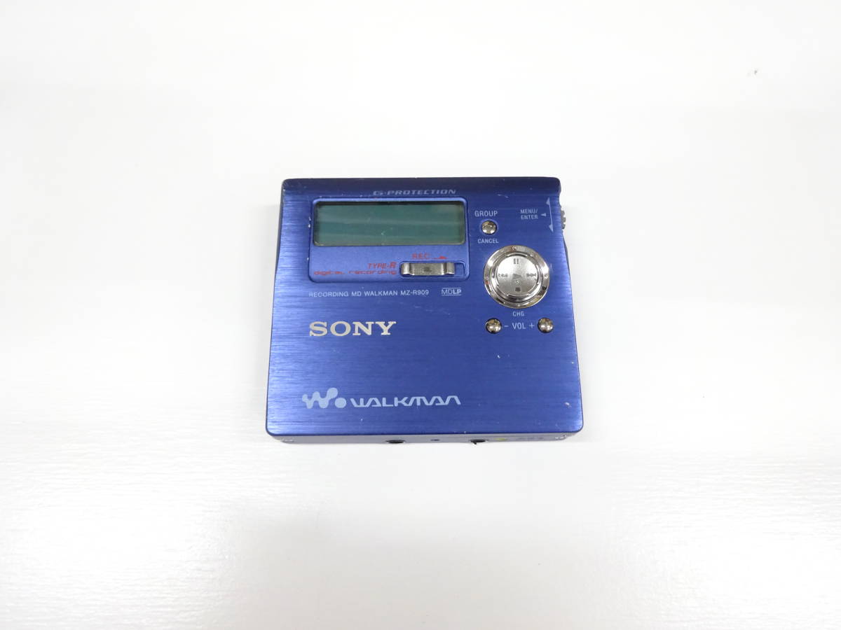 SONY/ソニー MDウォークマン MZ-R909 再生、録音OK M2417_画像1