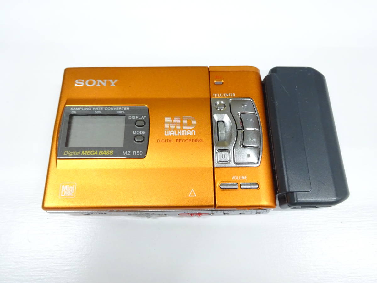 都内で MZ-R50 ソニー SONY ポータブルMDプレイヤー 現状品 M2418 中古