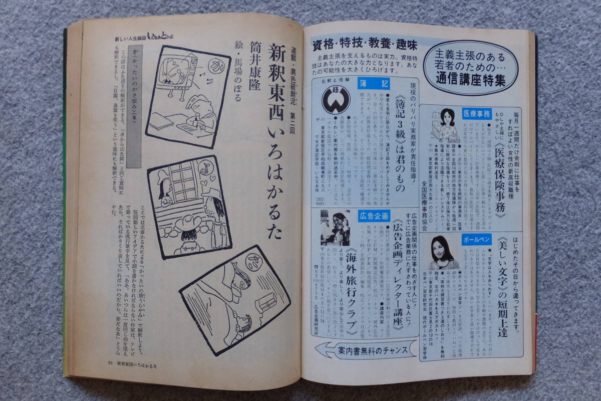 『いんなあとりっぷ』金子光晴 加納典明 野呂邦暢 大藪春彦 久保継成 星新一 堀江謙一 畑正憲 筒井康隆 笹沢左保 布施明 吉田知子 吉行理恵_画像8