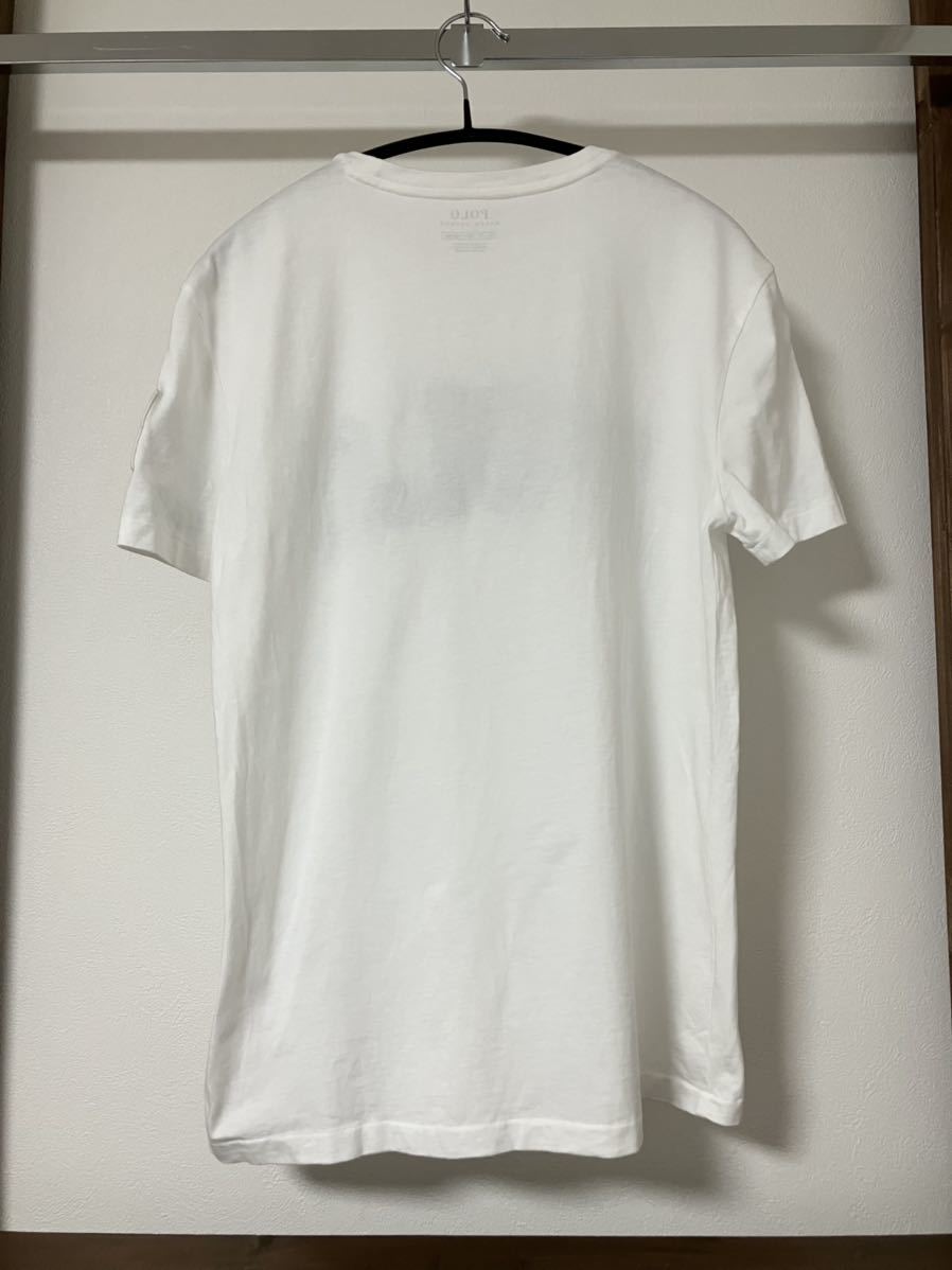 POLO RALPH LAUREN ポロラルフローレン Tシャツ 白 ビッグロゴ_画像4