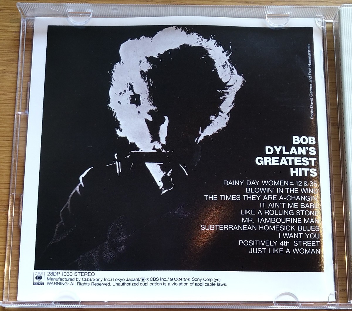 ボブ・ディラン グレーテスト・ヒット 第Ⅰ集 旧規格国内盤中古CD bob dylan greatest hits ベスト グレイテスト best 28DP1030 2800円盤_画像4