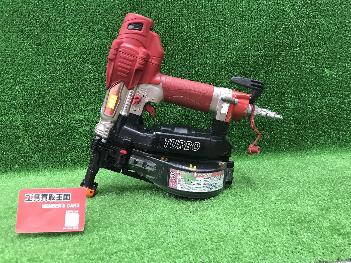 【★超目玉】 【中古品】★MAX(マックス) HV-R41G2/IT6O8QY05EA0 ターボドライバ 41㎜高圧ねじ打機 エア釘打機 【★超目玉】 【中古品】★MAX(マックス) HV-R41G2/IT6O8QY05EA0 ターボドライバ 41㎜高圧ねじ打機 エア釘打機