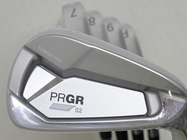 新品 2023 ◇ PRGR 02 アイアン #6-9,P 5本セット ◇ スペックスチール