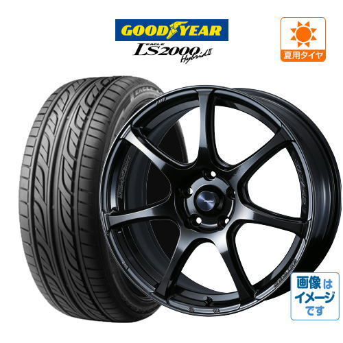 サマータイヤ ホイール 4本セット ウェッズ ウェッズスポーツ SA-75R グッドイヤー LS2000 ハイブリッド2 165/50R15_画像1