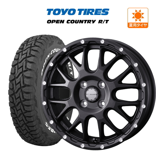 サマータイヤ ホイール 4本セット ウェッズ マッドヴァンス 08 TOYO オープンカントリー R/T(WL) 165/65R15 タフト 等_画像1