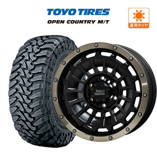 サマータイヤ ホイール 4本セット バークレイハードロック ローガン TOYO オープンカントリー M/T 265/70R17_画像1