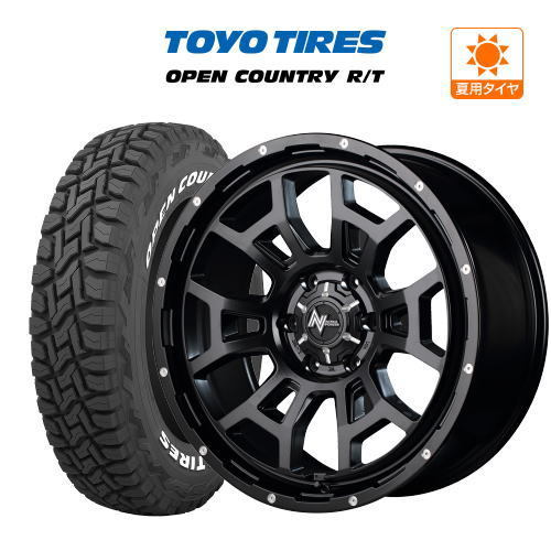 サマータイヤ ホイール 4本セット MID ナイトロパワー H6 スラッグ TOYO オープンカントリー R/T 275/55R20_画像1