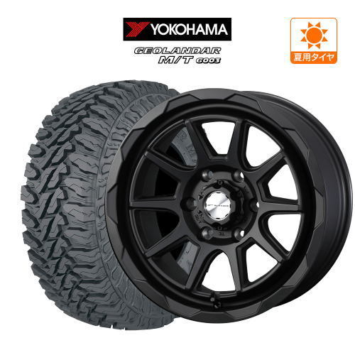 サマータイヤ ホイール 4本セット ウェッズ マッドヴァンス 06 YOKOHAMA ジオランダー M/T (G003) 265/65R17 プラド ハイラックス_画像1