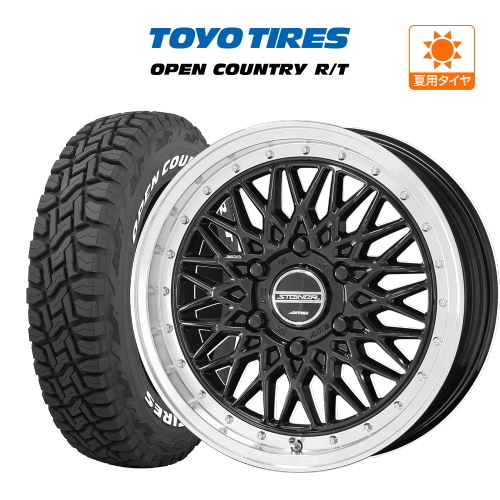 200系 ハイエース ホイール 4本セット KYOHO シュタイナー FTX TOYO オープンカントリー R/T 215/65R16_画像1