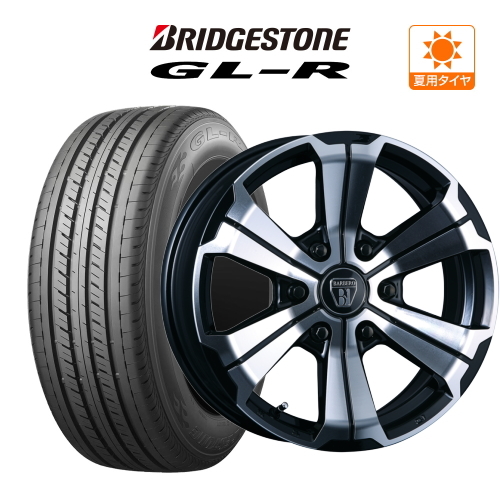 200系 ハイエース ホイール 4本セット クリムソン バルベロ　アーバン グランデ BRIDGESTONE GL-R 215/60R17_画像1