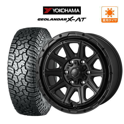 サマータイヤ ホイール 4本セット モンツァ ハイブロック レグルス YOKOHAMA ジオランダー X-AT (G016) 265/70R17_画像1