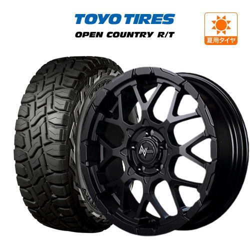 サマータイヤ ホイール 4本セット MID ナイトロパワー M28 バレット S TOYO オープンカントリー R/T 215/70R16 デリカD5 等_画像1