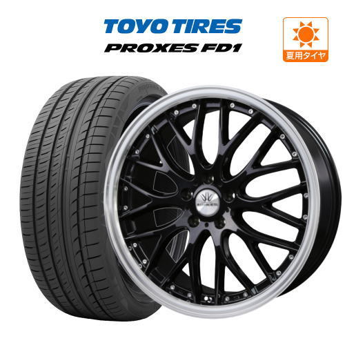 サマータイヤ ホイール 4本セット BADX ロクサーニ マルチフォルケッタ 8.0J TOYO プロクセス FD1 245/35R20_画像1