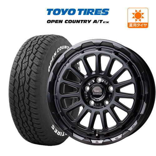 サマータイヤ ホイール 4本セット バークレイハードロック リザード TOYO オープンカントリー A/T EX 215/70R16 デリカD5_画像1