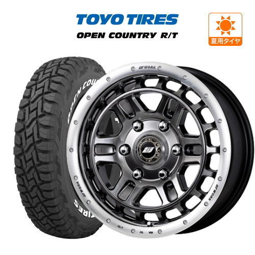 200系 ハイエース ホイール 4本セット ワーク クラッグ ティーグラビック2 TOYO オープンカントリー R/T 215/65R16_画像1