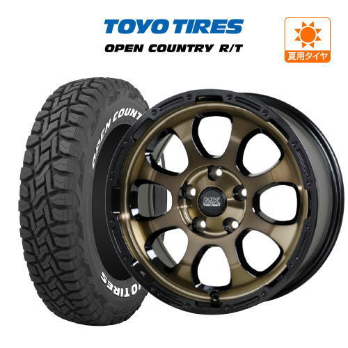 サマータイヤ ホイール 4本セット ホットスタッフ マッドクロス グレイス TOYO オープンカントリー R/T 235/70R16_画像1