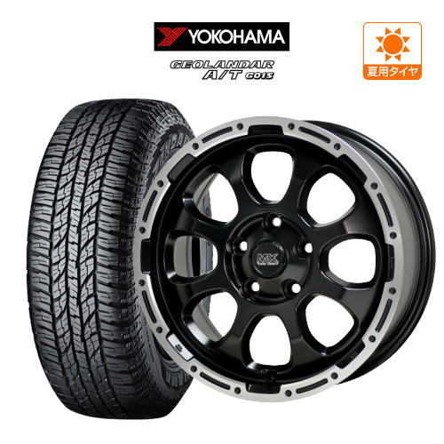 サマータイヤ ホイール 4本セット マッドクロス グレイス YOKOHAMA ジオランダー A/T(G015) 225/70R16 デリカ 等_画像1