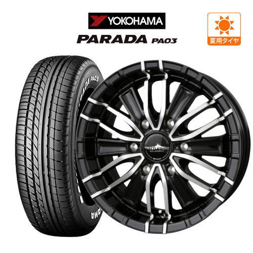 200系 ハイエース ホイール 4本セット BADX ロクサーニ バトルシップIII YOKOHAMA PARADA パラダ PA03 215/65R16_画像1