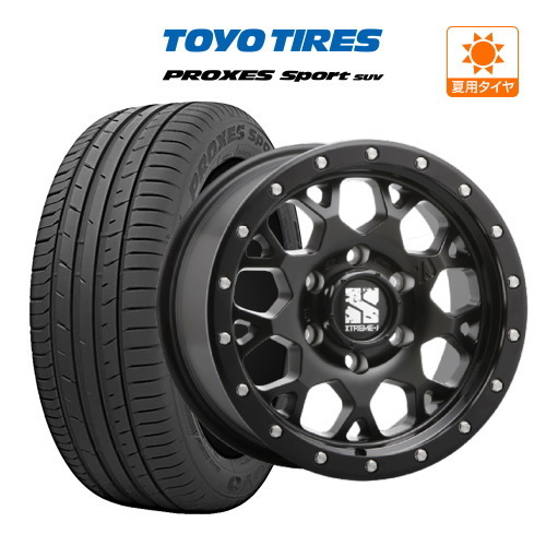 サマータイヤ ホイール 4本セット MLJ エクストリーム XJ04 TOYO プロクセス スポーツ SUV 265/60R18_画像1