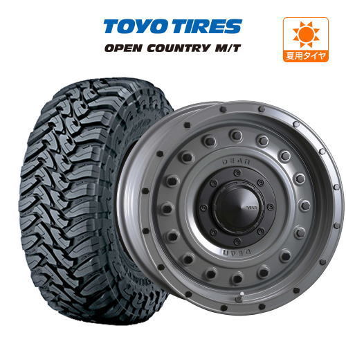 サマータイヤ ホイール 4本セット クリムソン ディーン コロラド TOYO オープンカントリー M/T 265/70R17_画像1