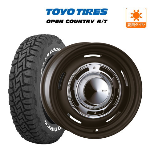 ジムニー専用 ホイール 4本セット クリムソン ディーン クロスカントリー TOYO オープンカントリー R/T 185/85R16_画像1