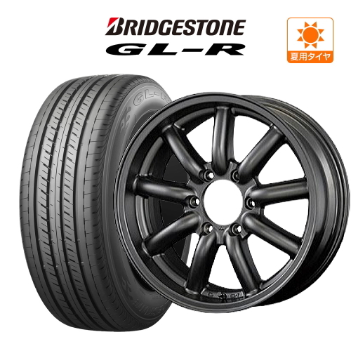 200系 ハイエース ホイール 4本セット ファブレス ヴァローネ MC-9 BRIDGESTONE GL-R 215/65R16_画像1