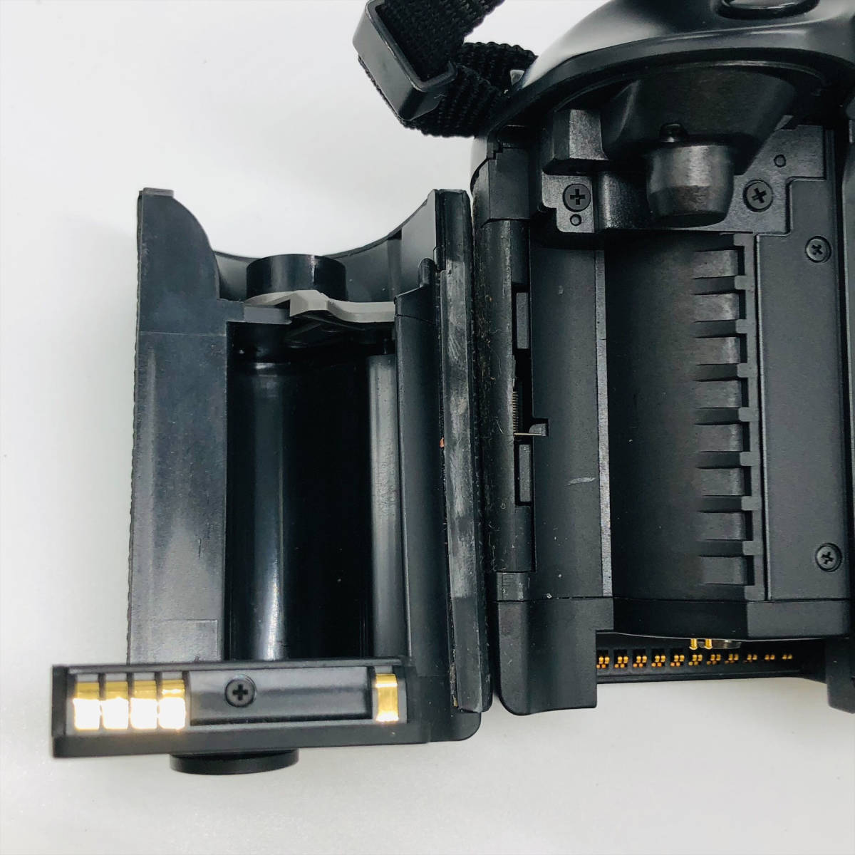 Canon キヤノン EOS-1 レンズ ULTRA SONIC 28-70㎜ 1:2.8 動作未確認 現状品 中古品 フィルムカメラ コレクション品 黒ボディ 667_画像6