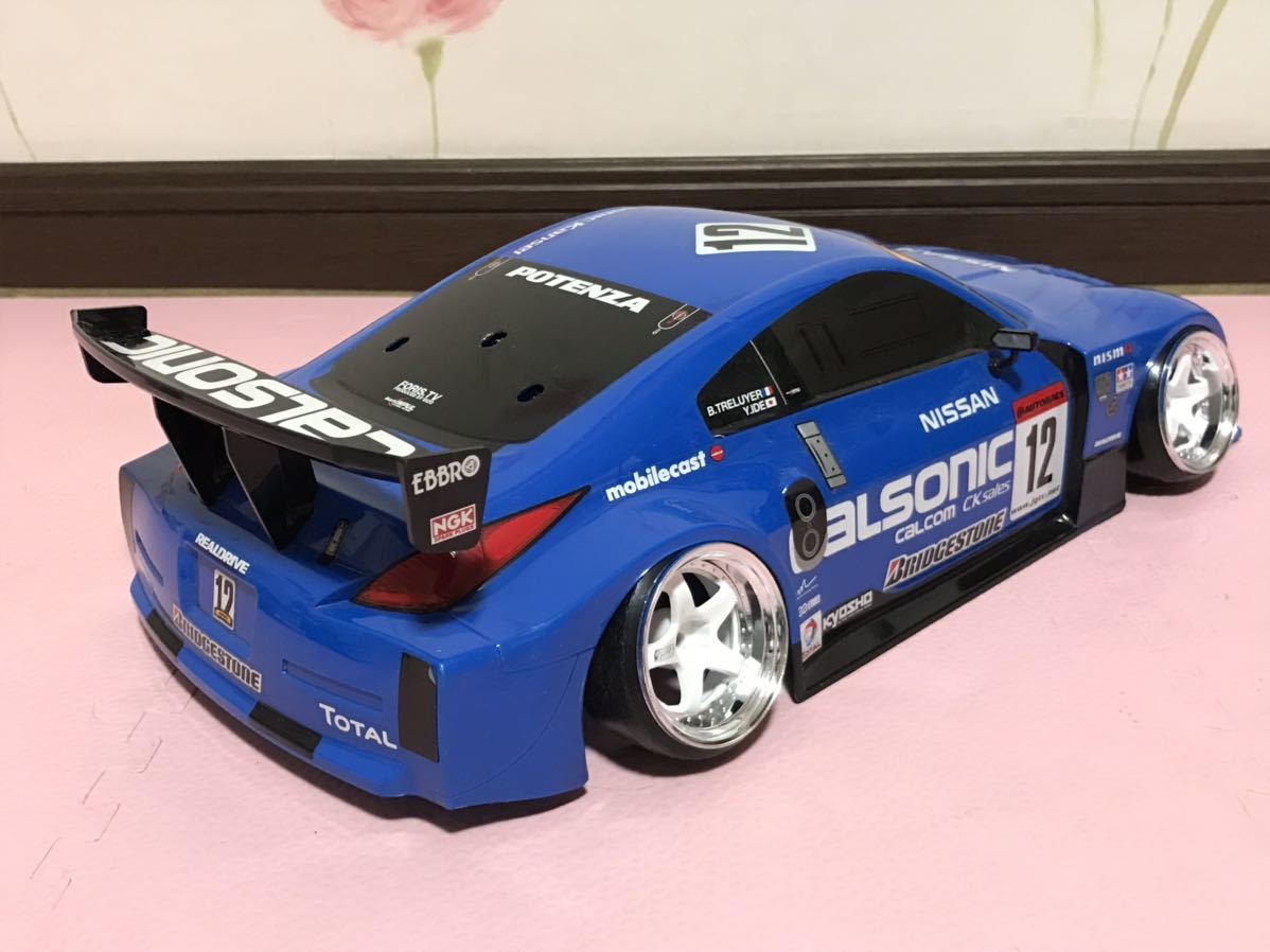 送料無料　1/10 タミヤ　日産 フェアレディZ GT Z33 カルソニック レーシングカー　ラジコンボディ　TAMIYA NISSAN FAIRLADYZ CALSONIC_画像6