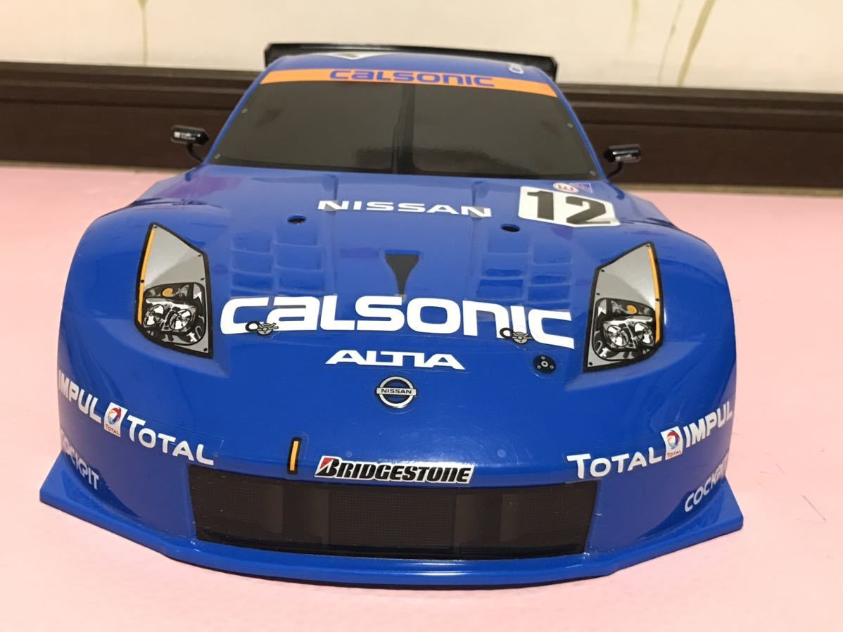 送料無料　1/10 タミヤ　日産 フェアレディZ GT Z33 カルソニック レーシングカー　ラジコンボディ　TAMIYA NISSAN FAIRLADYZ CALSONIC_画像2