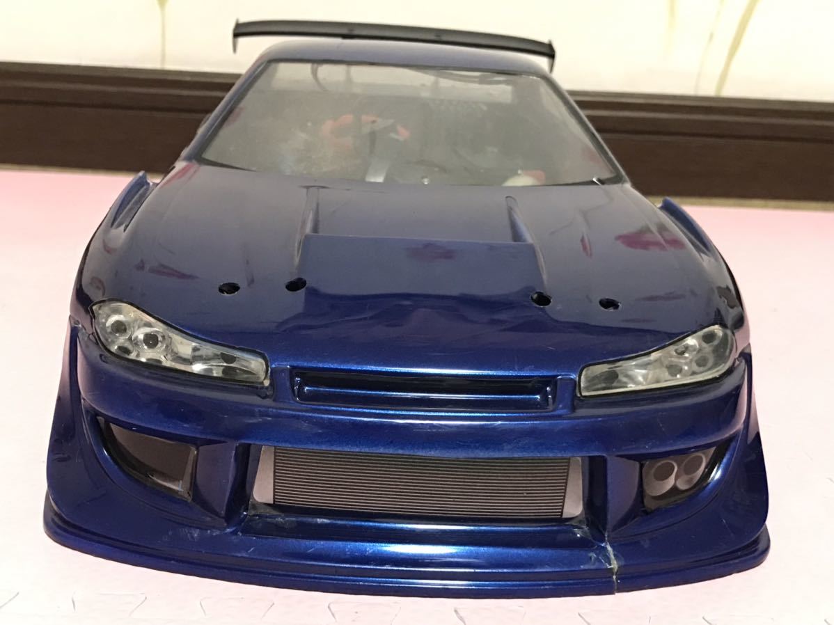 送料無料　1/10 ヨコモ　日産　シルビア S15 GPスポーツ　LED付き　ラジコンボディ　YOKOMO NISSAN SILVIA ドリフト DRIFT