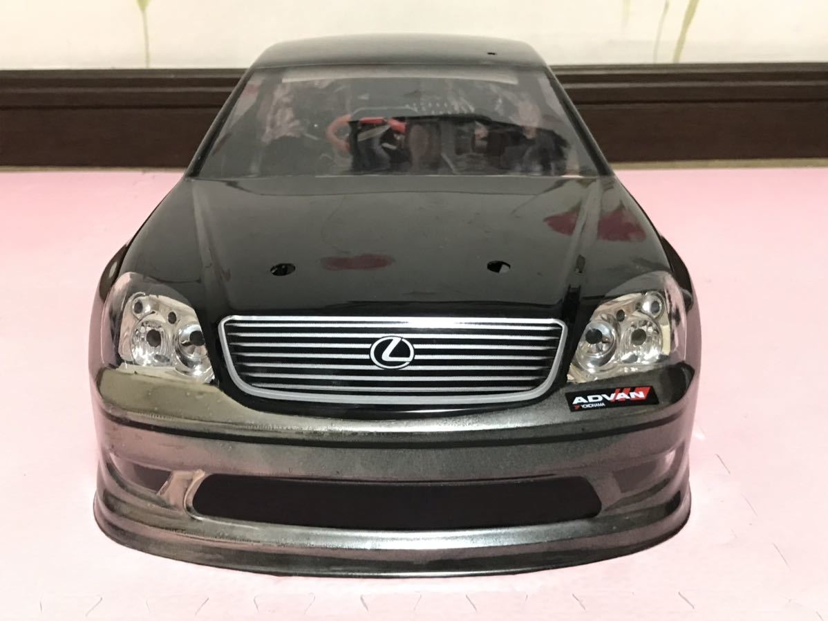 送料無料　1/10 HPI トヨタ セルシオ VIPCAR ツートンカラー ラジコンボディ　TOYOTA CELSIOR レクサス LEXUS LS430 DRIFT ドリフト