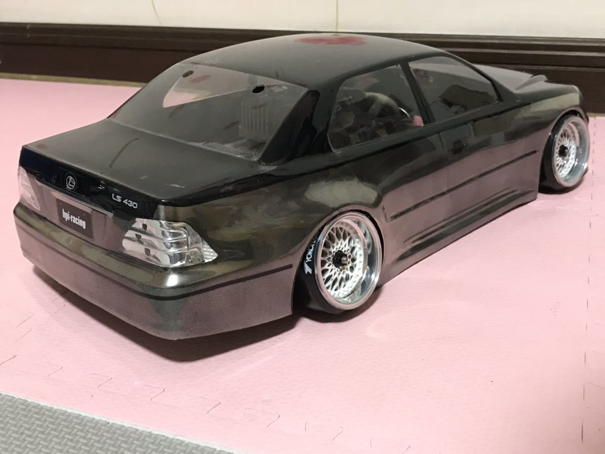 送料無料　1/10 HPI トヨタ セルシオ VIPCAR ツートンカラー ラジコンボディ　TOYOTA CELSIOR レクサス LEXUS LS430 DRIFT ドリフト