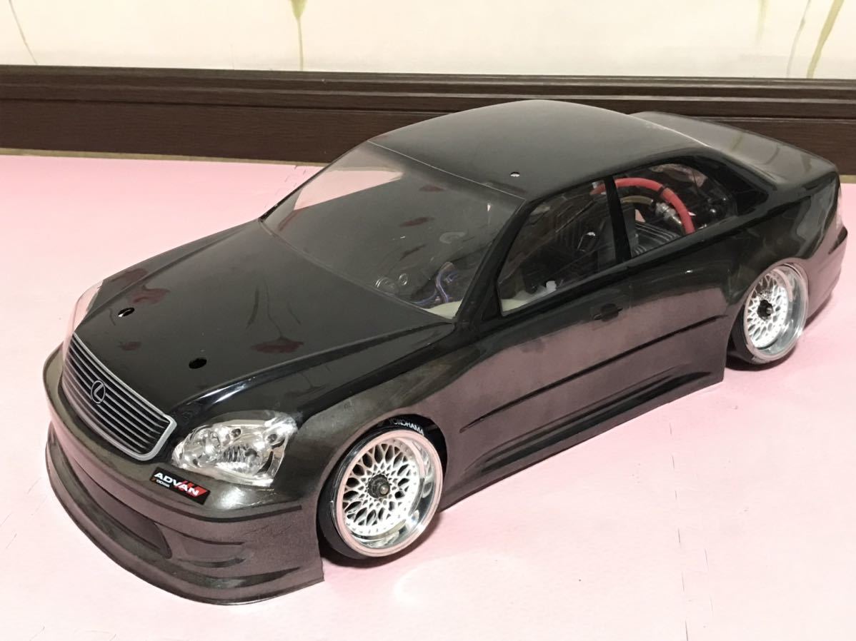 送料無料　1/10 HPI トヨタ セルシオ VIPCAR ツートンカラー ラジコンボディ　TOYOTA CELSIOR レクサス LEXUS LS430 DRIFT ドリフト